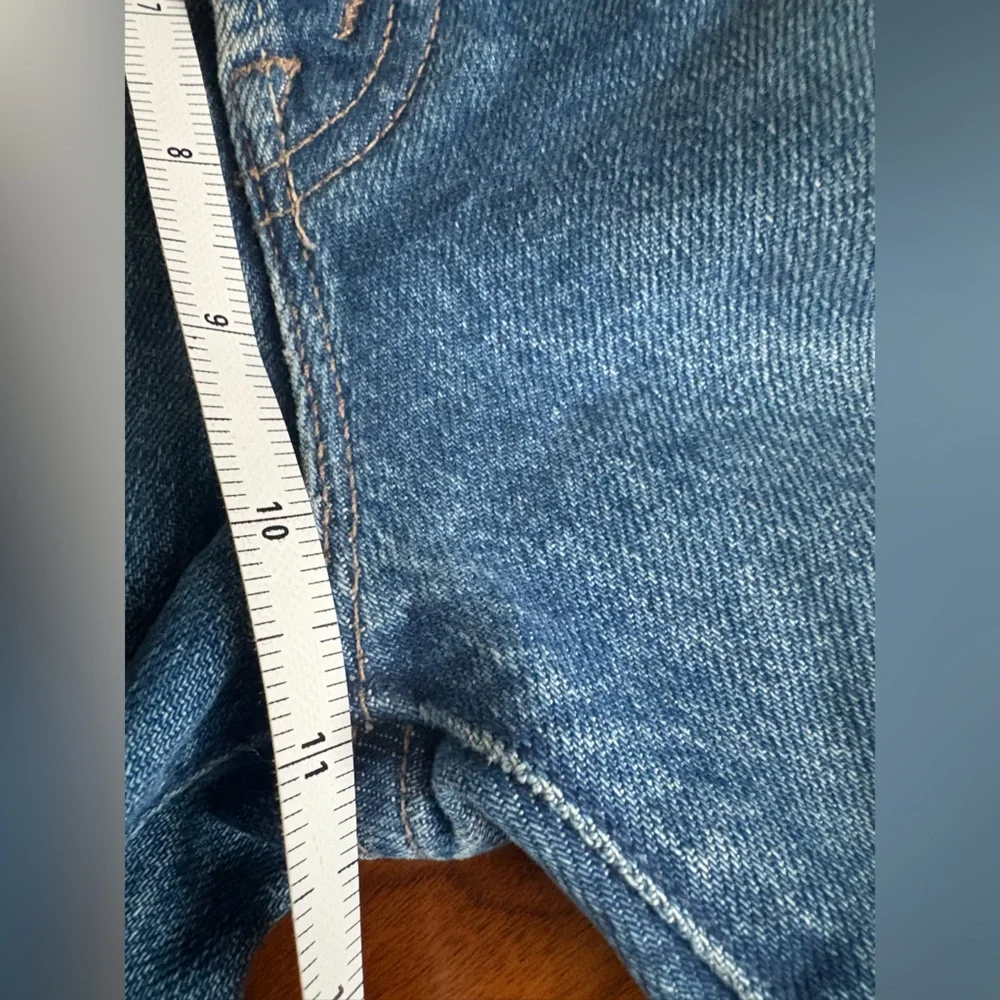 MOTHER Blue Button-Fly Jeans, ECU - Picture 14 of 17
